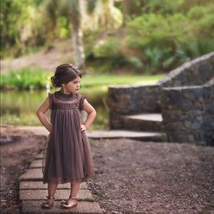 Trish Scully Brown Toddler Dress - Size 3 NWOT